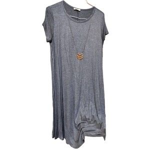 PIMC Gray Dress with Detachable Necklace Size 1X New